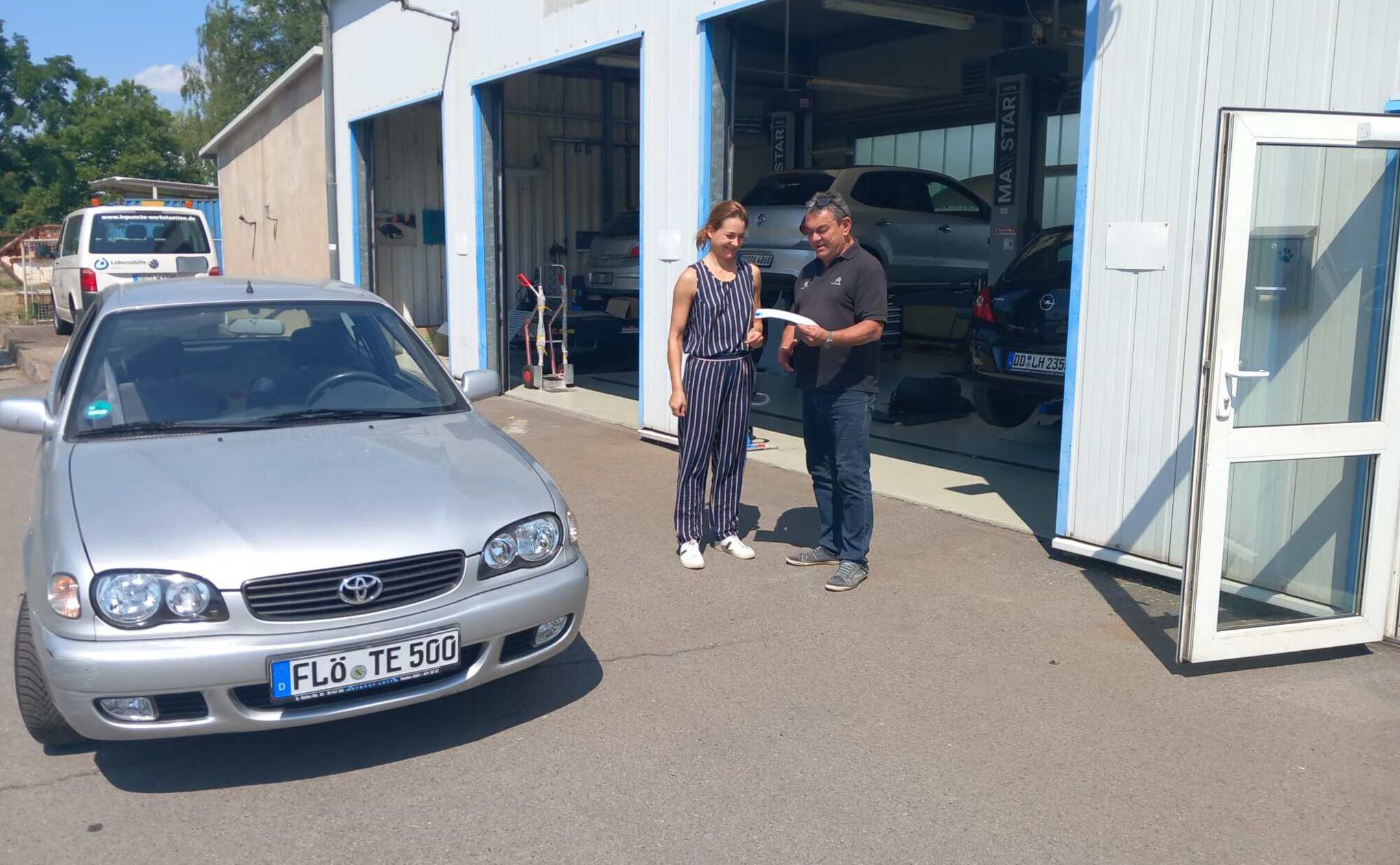Erster TÜV am neuen Standort der KFZ Werkstatt